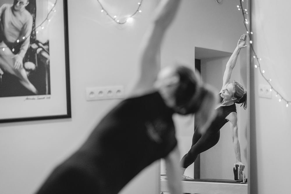 Pilates side bend — strength and mobility through menopause